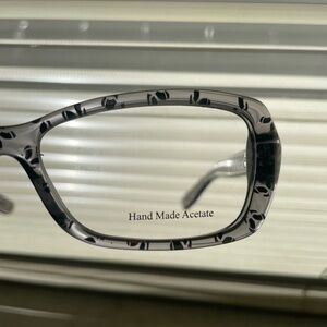 Bottega Veneta Silver Glasses Frame